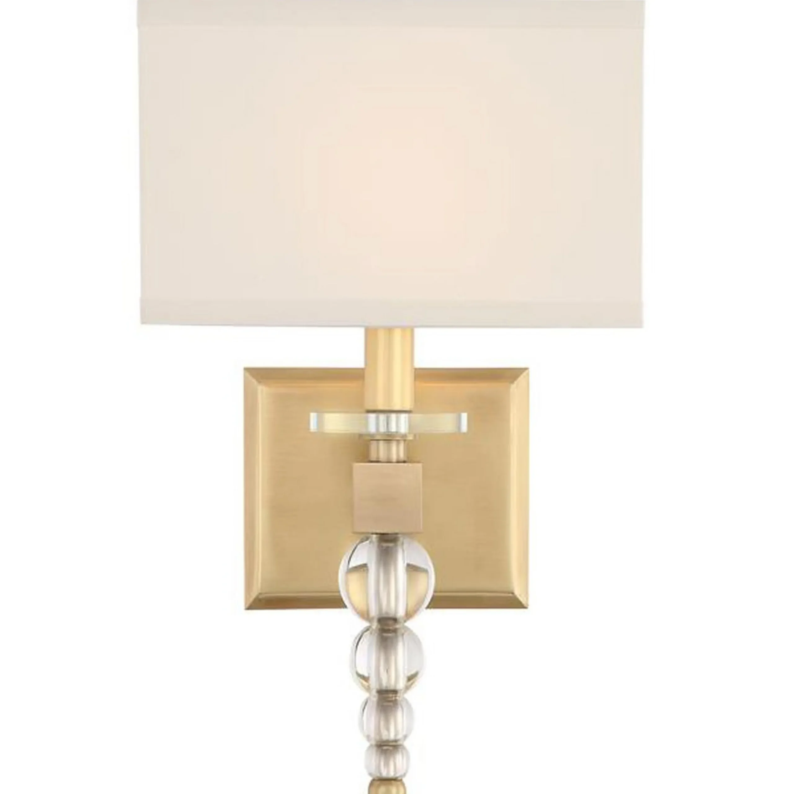 Crystal Poppy Sconce