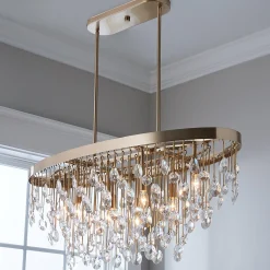 Crystal Springs Island Chandelier
