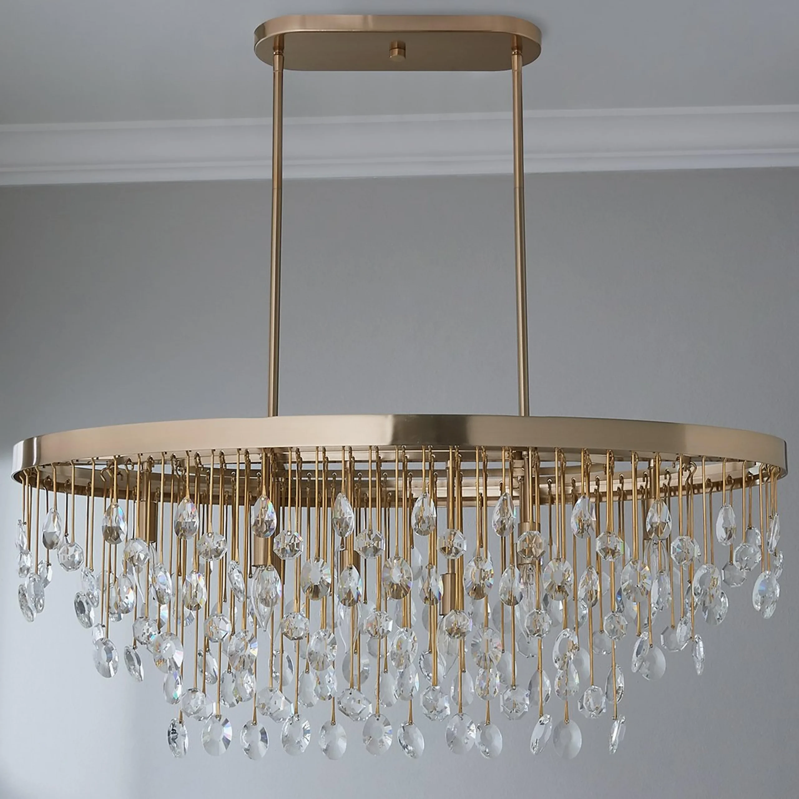 Crystal Springs Island Chandelier