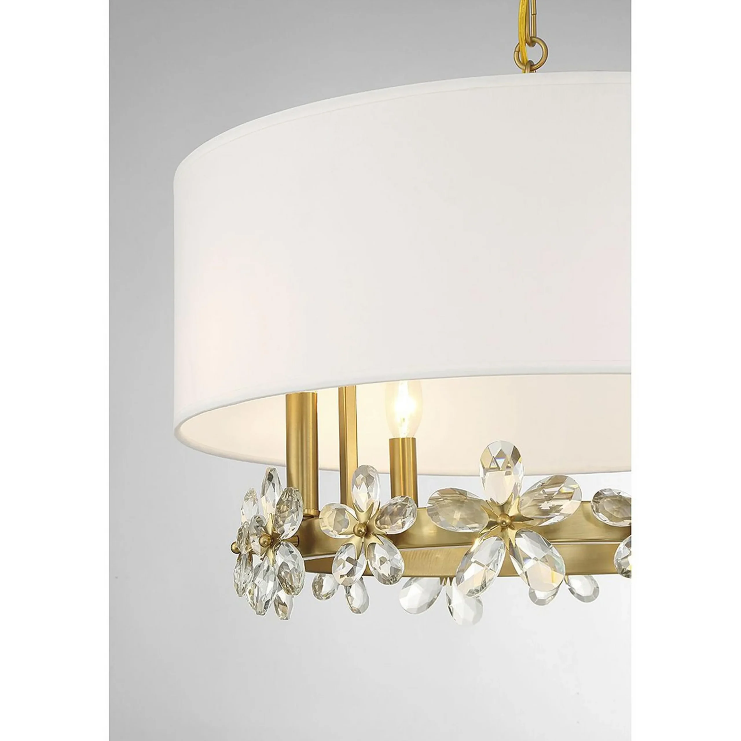 Crystal Wreath Chandelier