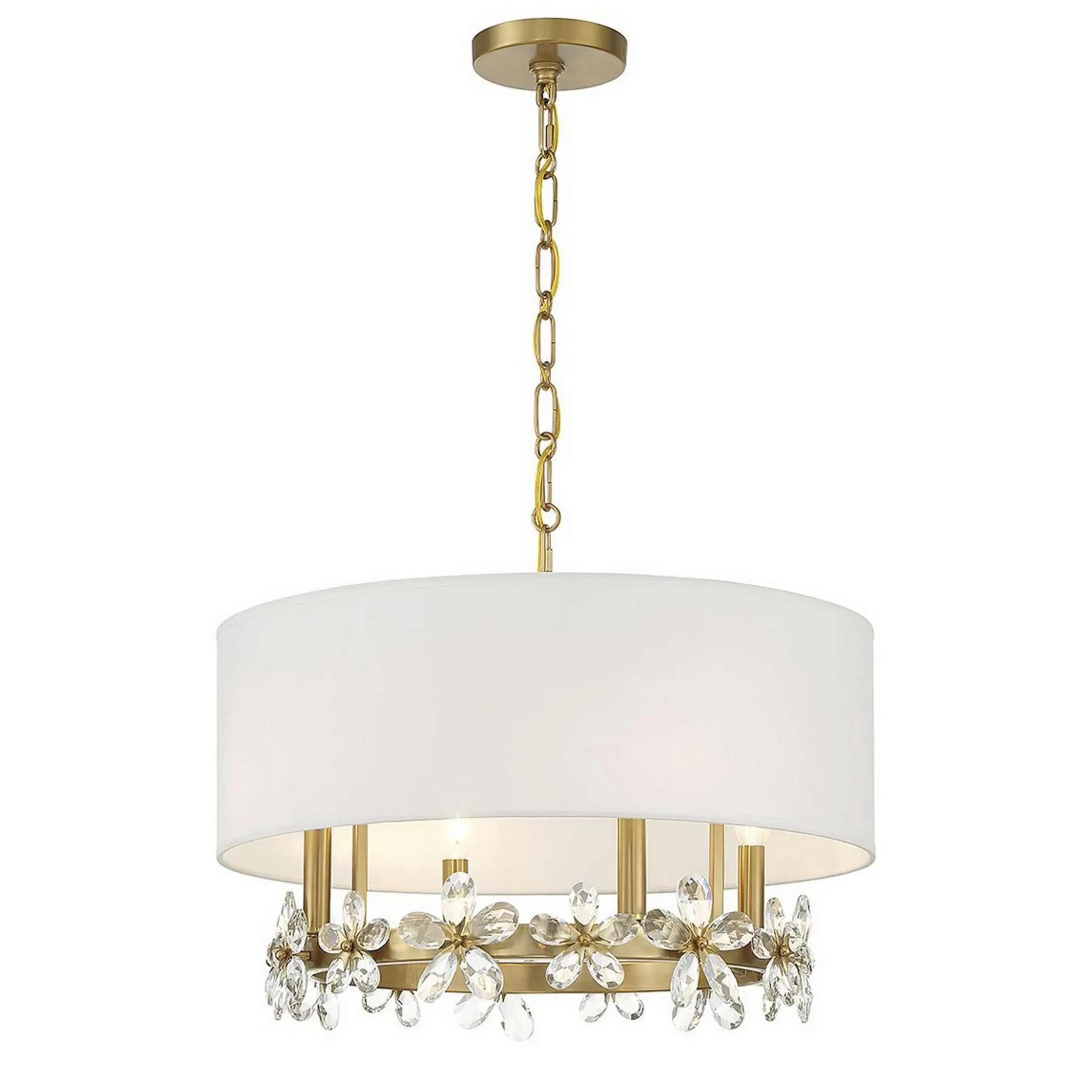 Crystal Wreath Chandelier