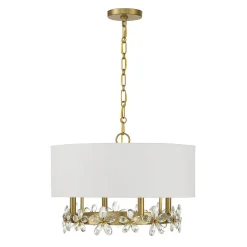 Crystal Wreath Chandelier