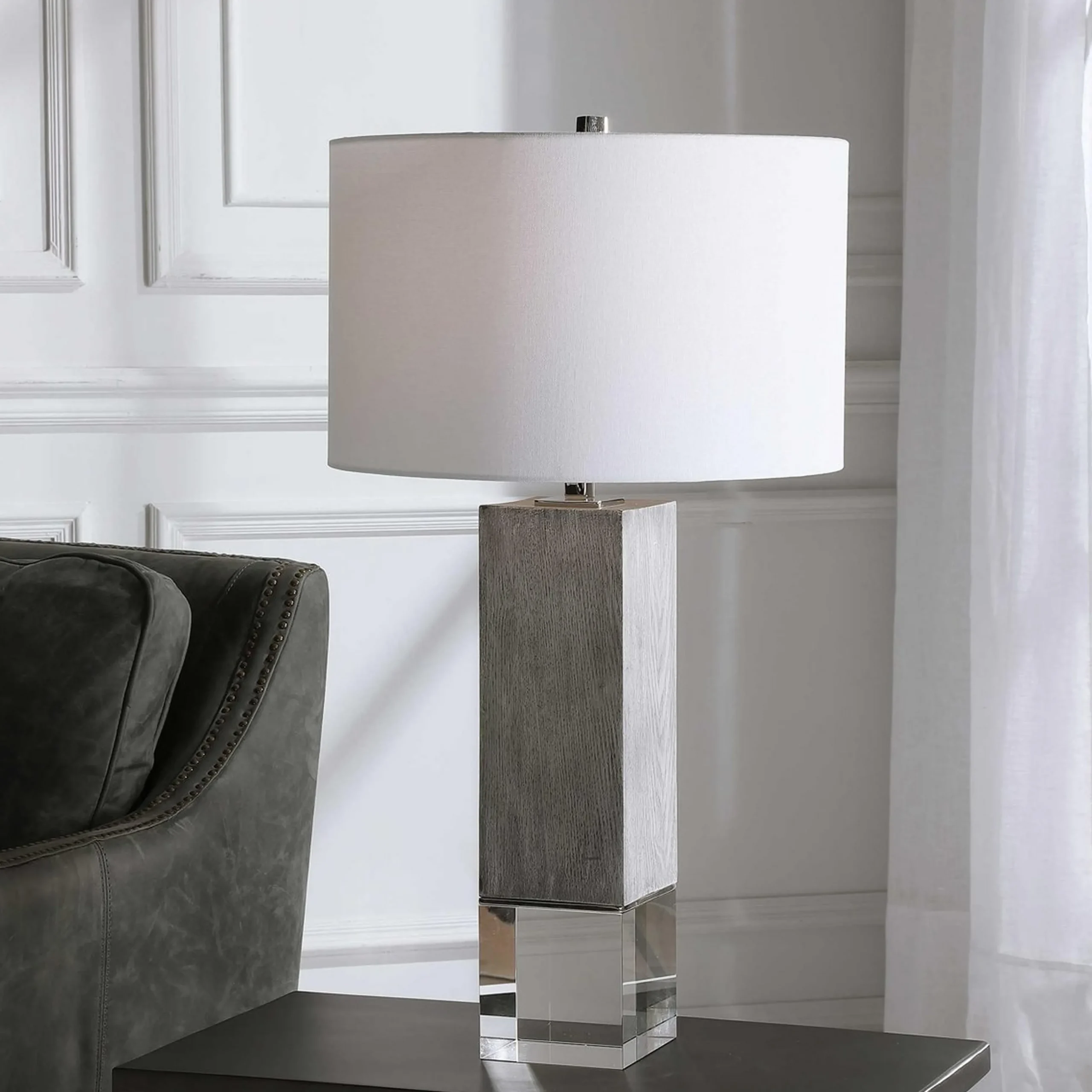 Cubed Contrast Table Lamp