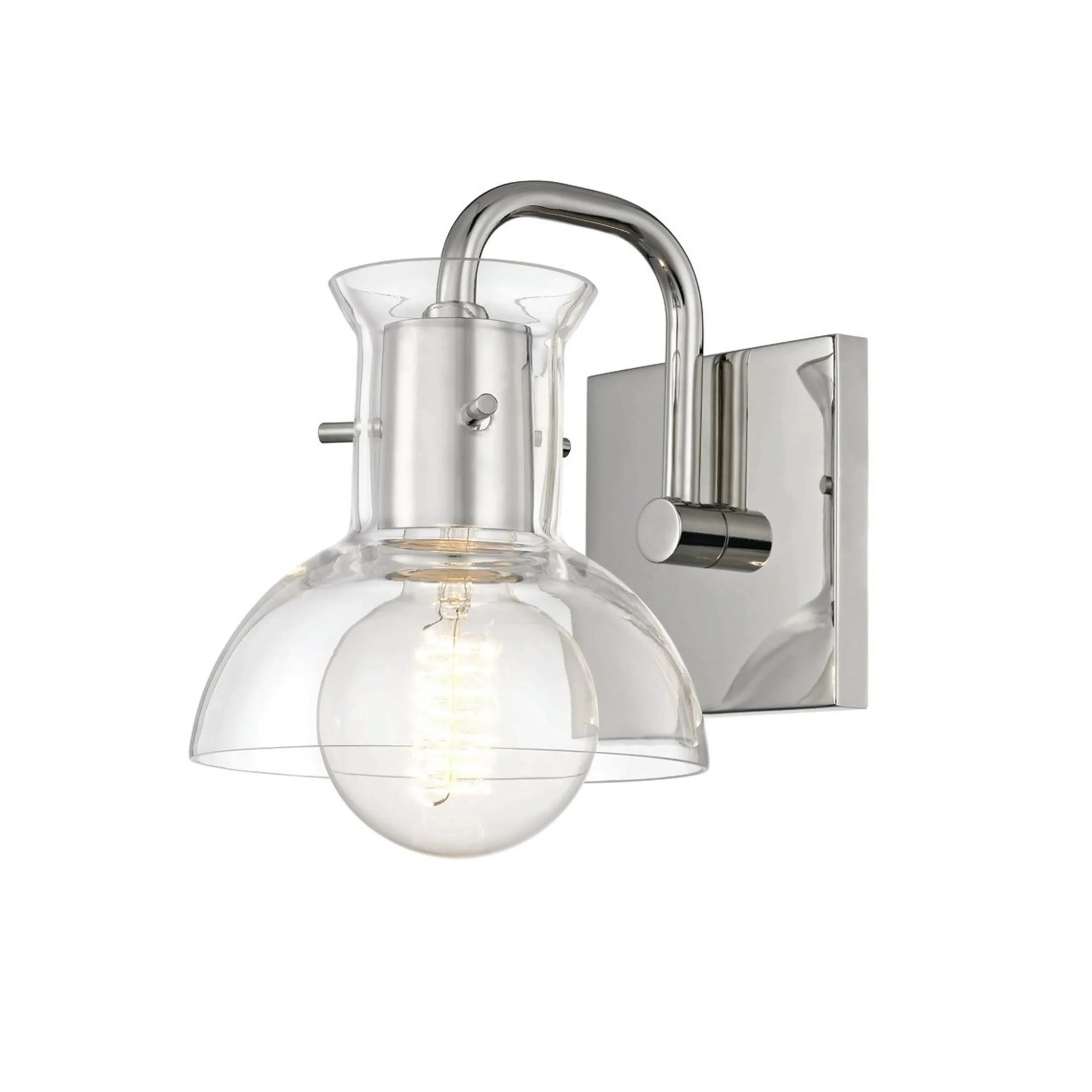 Cut Round Flask Bath Sconce