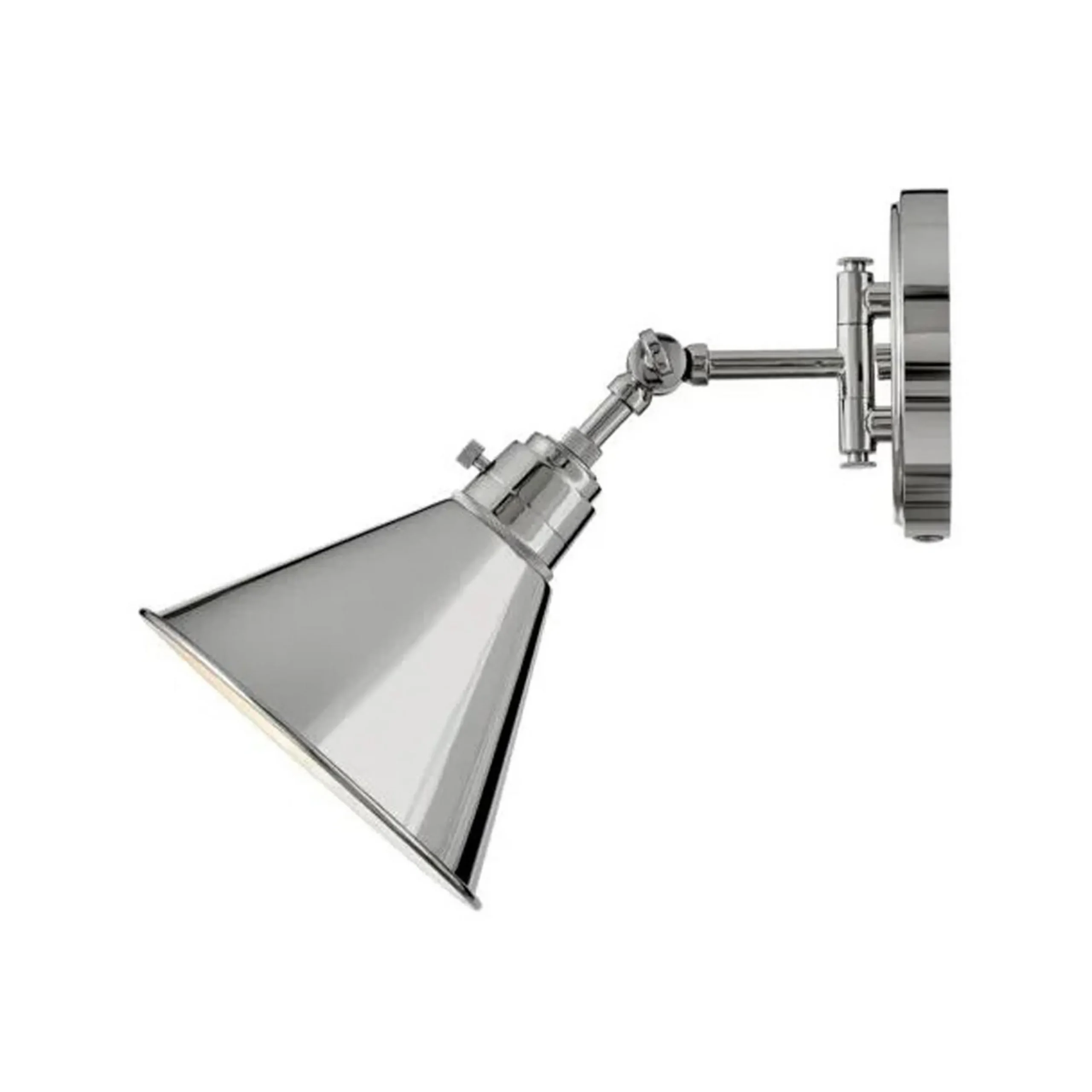 Cyrus Swing Arm Sconce - Metal Shade