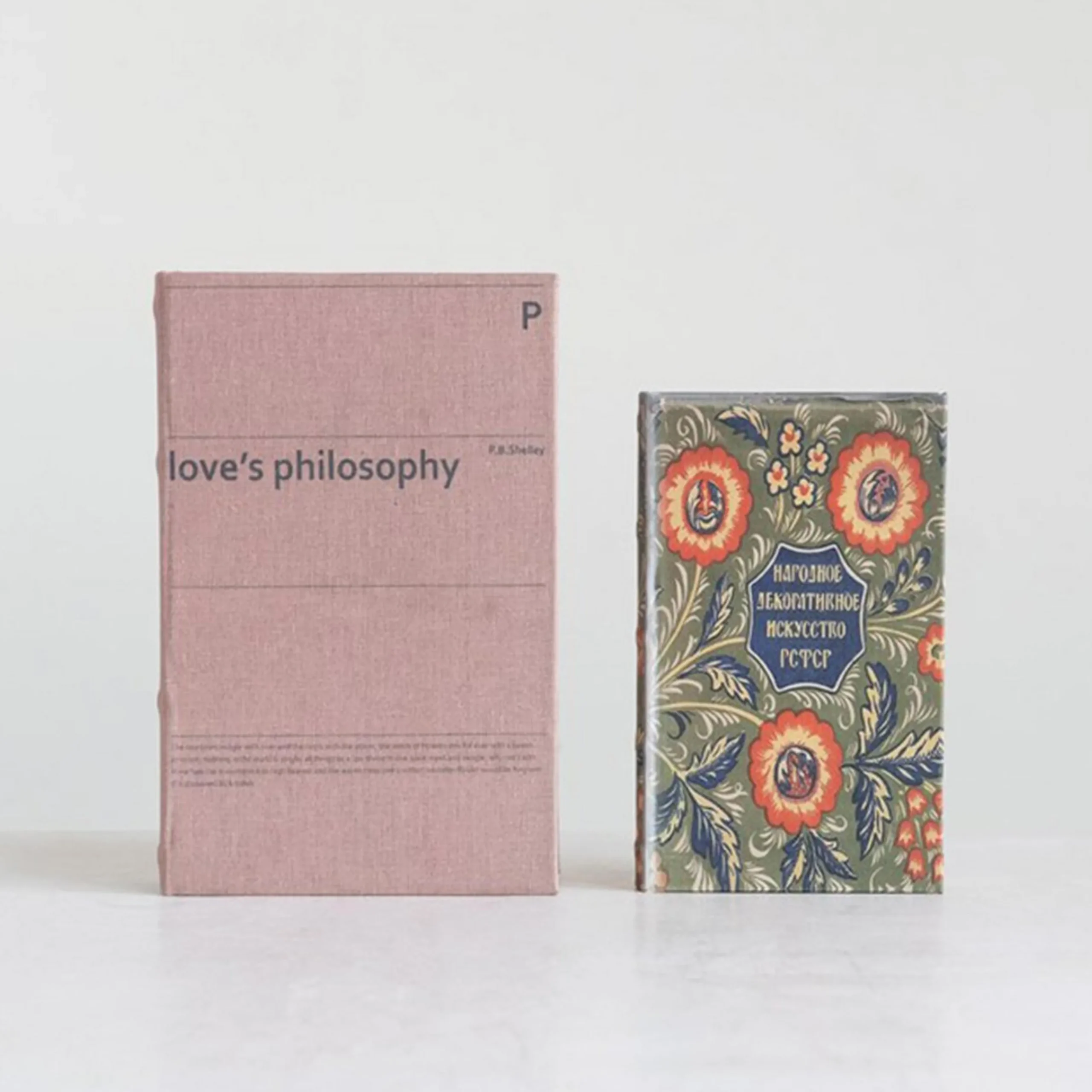 Decorative Storage Books - Set of Two