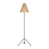 Delron Floor Lamp - Rattan