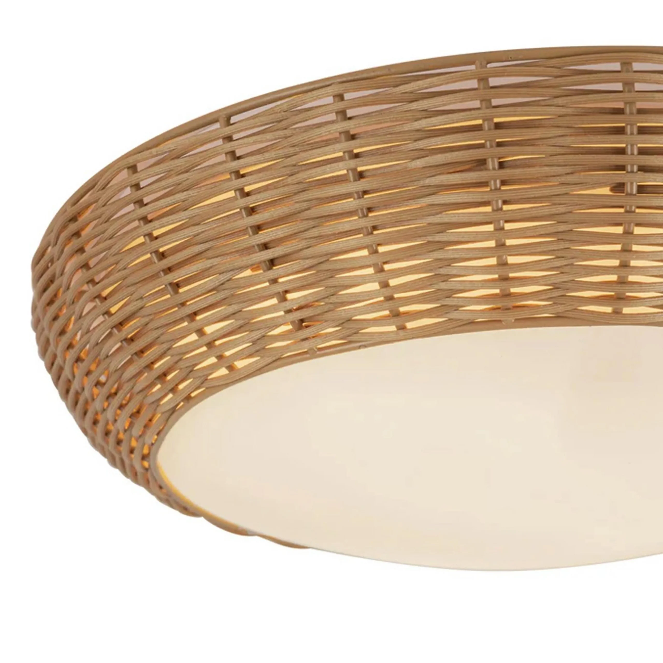 Demeter Rattan Ceiling Light - Small