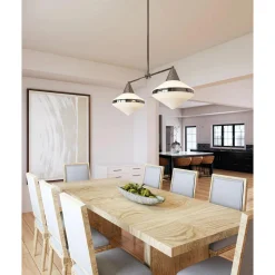 Demetrius Island Chandelier - Opal