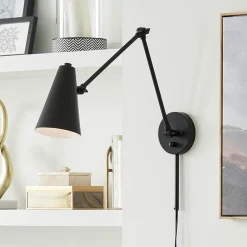 Desai Arched Swing Arm Sconce