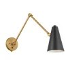 Desai Arched Swing Arm Sconce