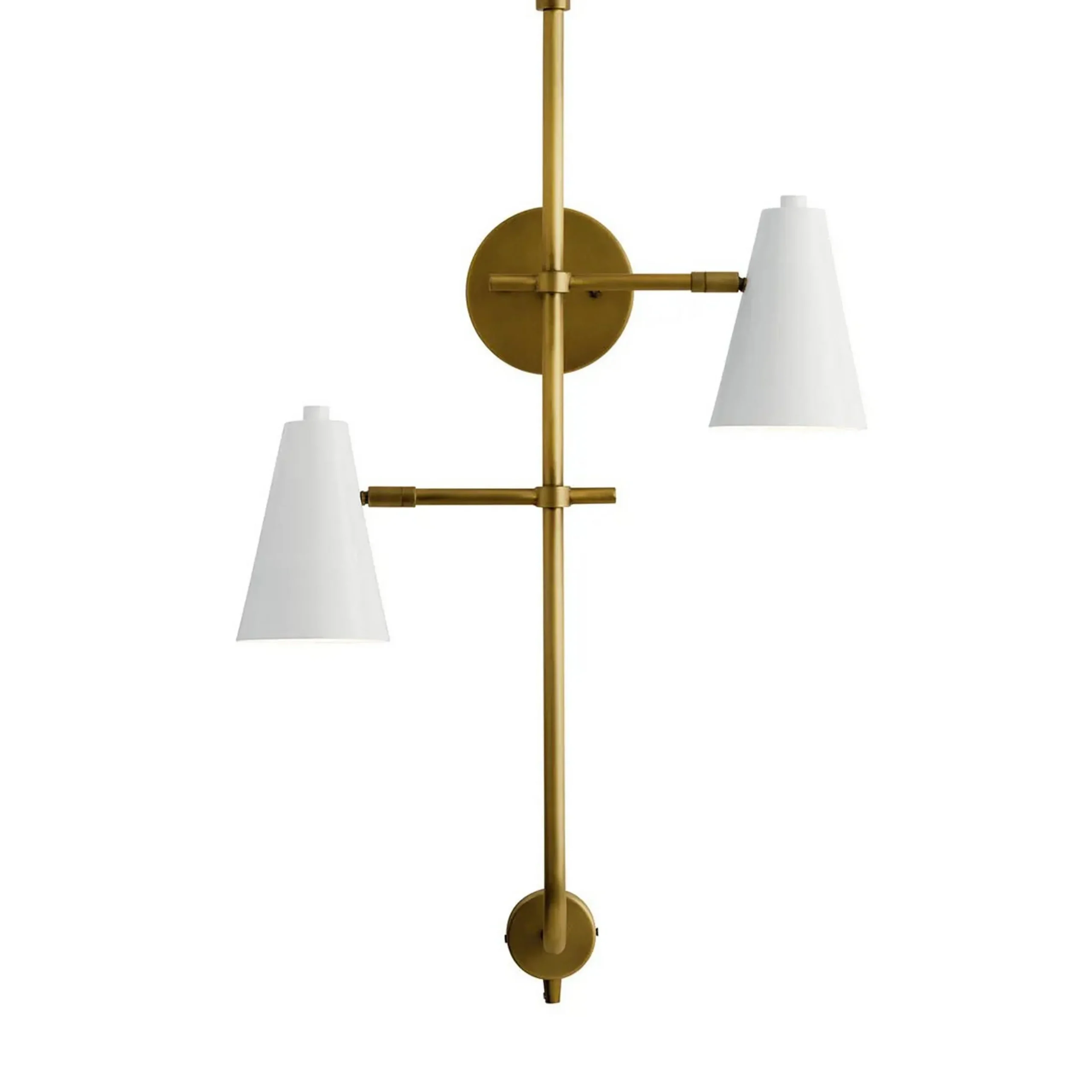 Desai Double Swing Arm Sconce
