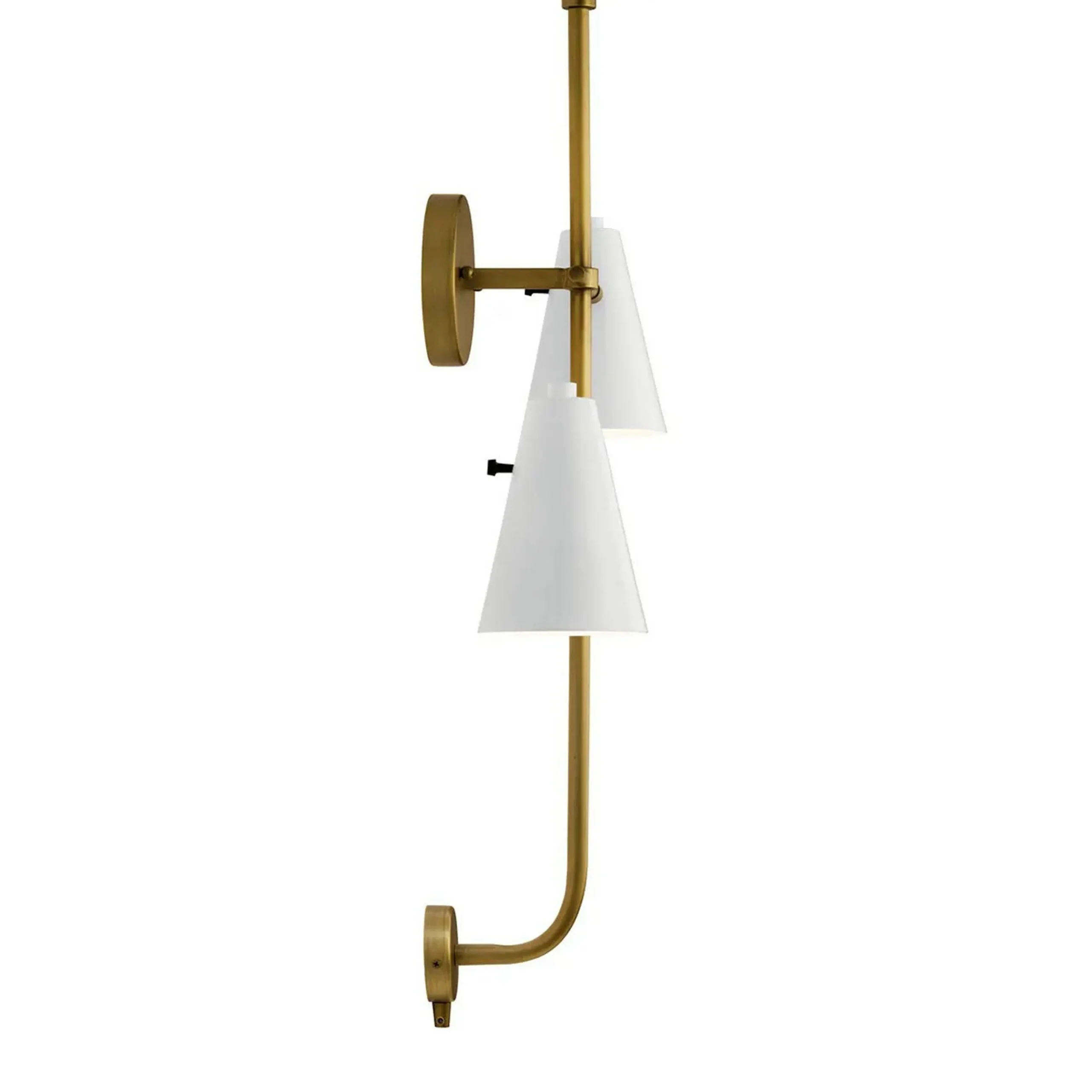 Desai Double Swing Arm Sconce