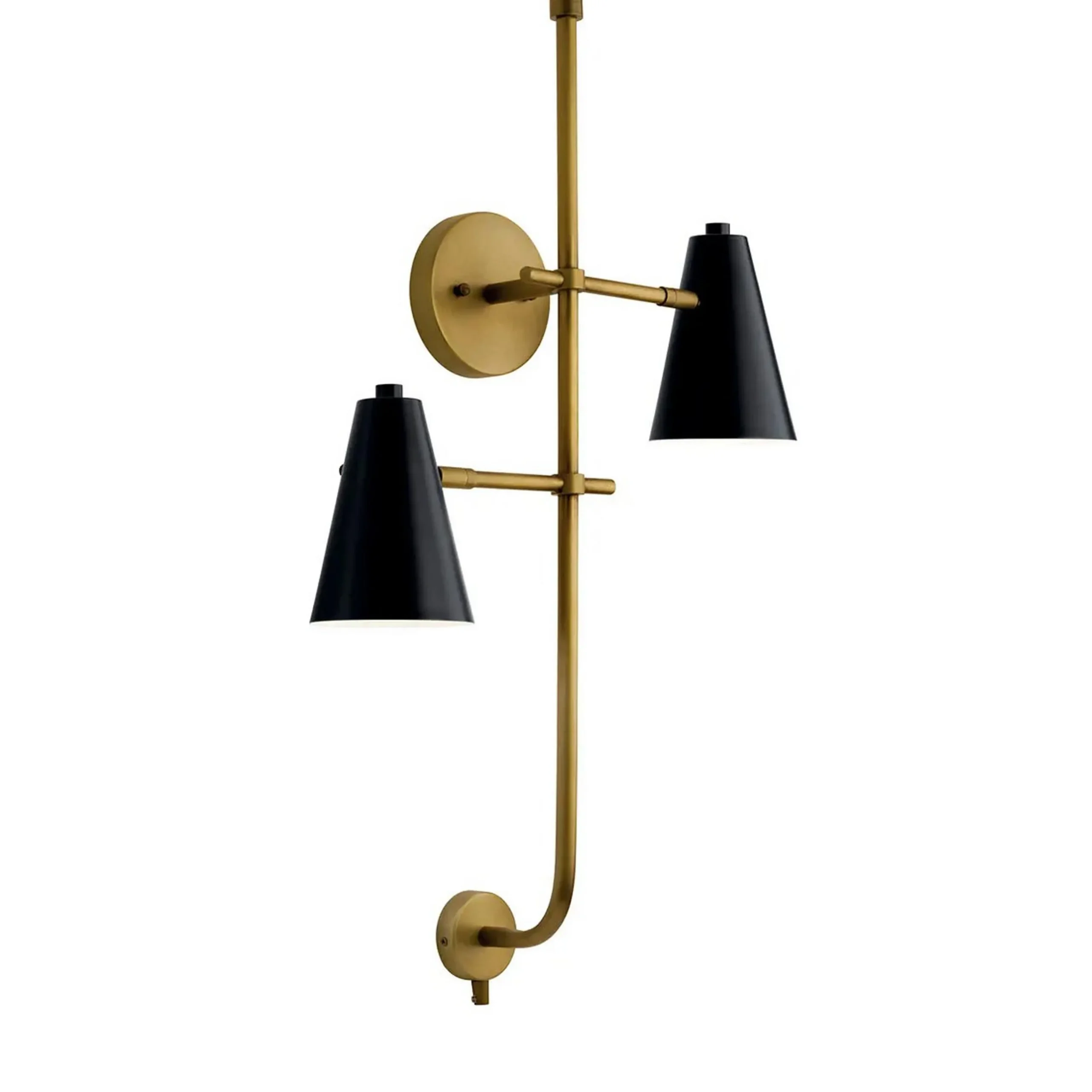 Desai Double Swing Arm Sconce