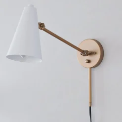 Desai Straight Swing Arm Sconce