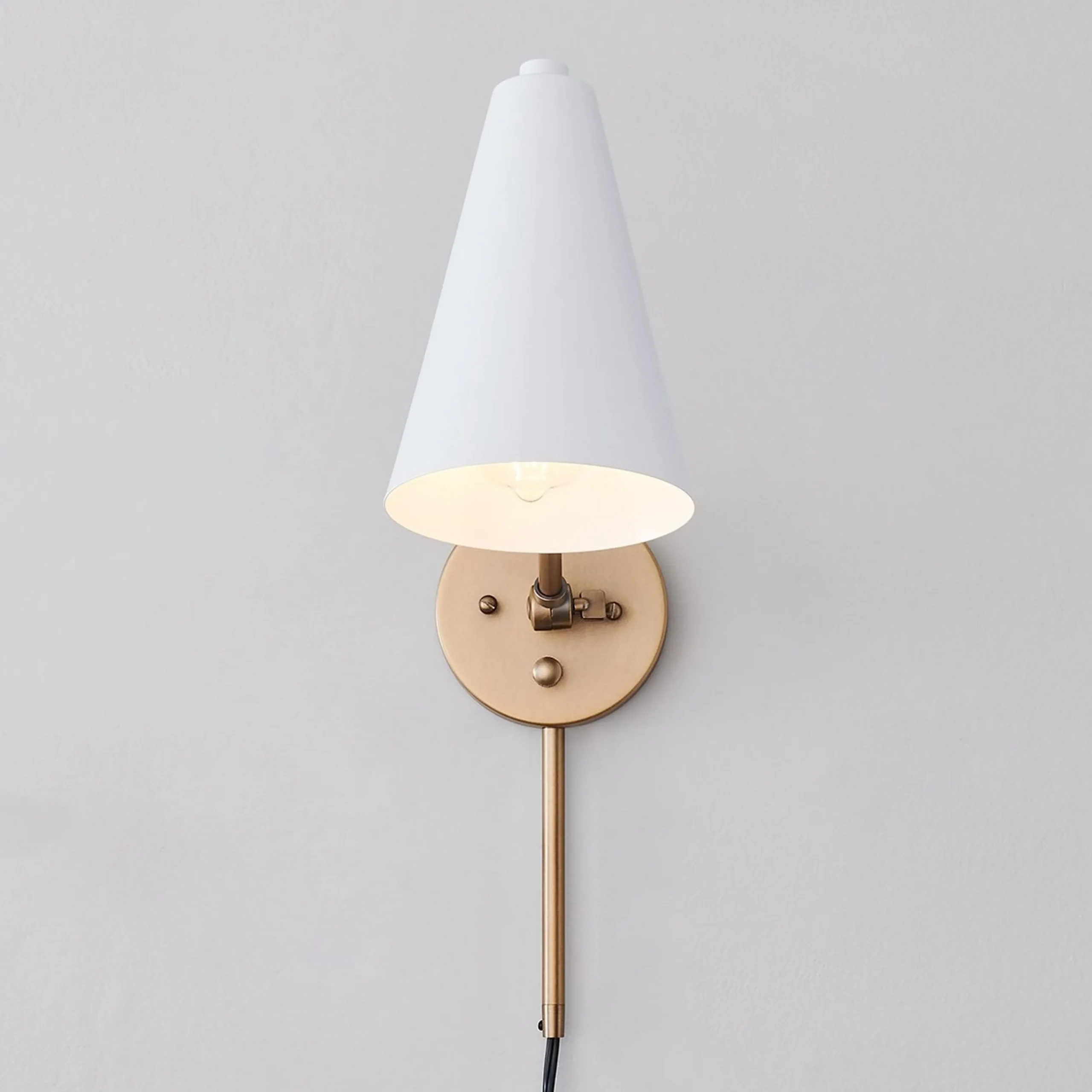 Desai Straight Swing Arm Sconce