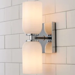 Devon Bath Sconce - 2 Light - Glass