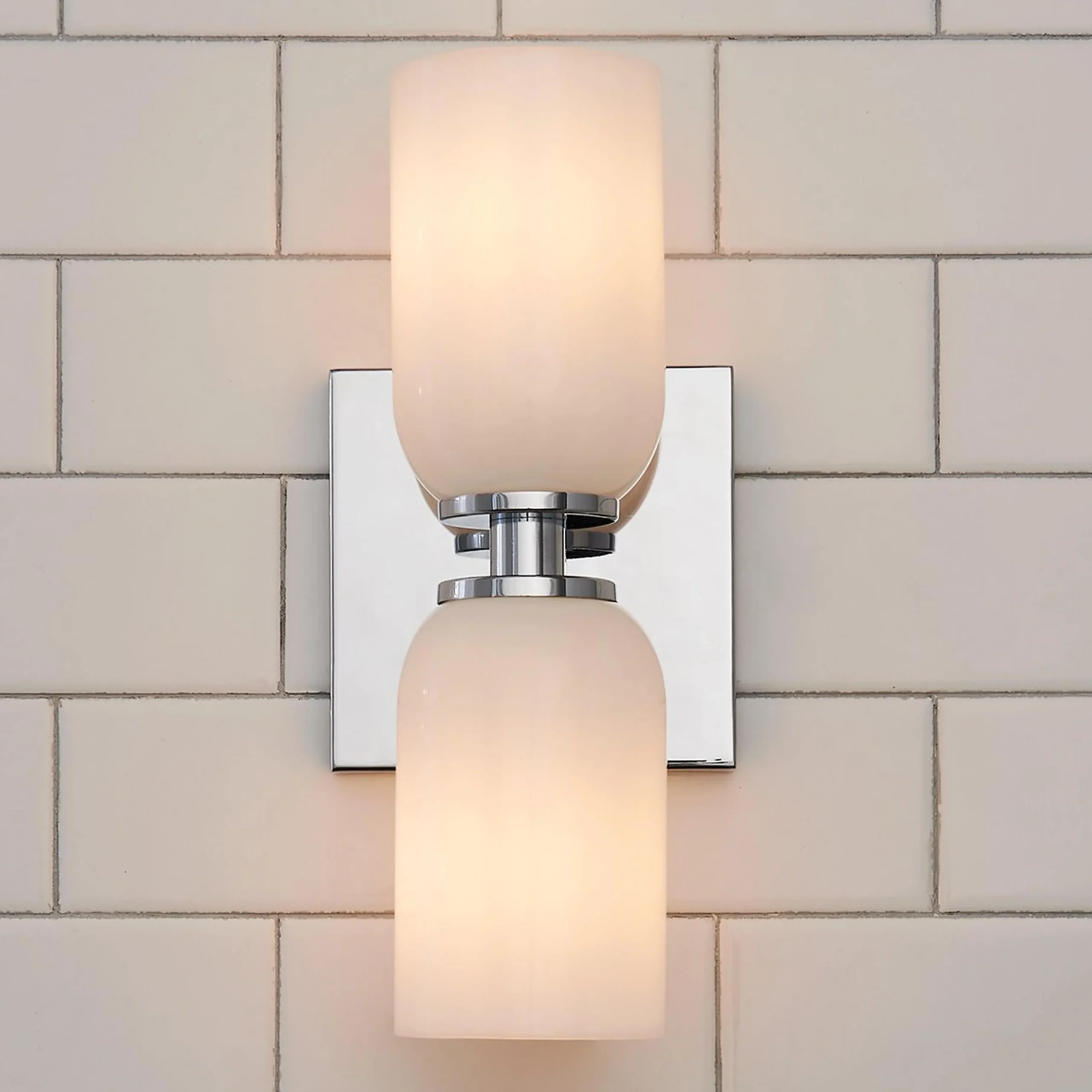 Devon Bath Sconce - 2 Light - Glass