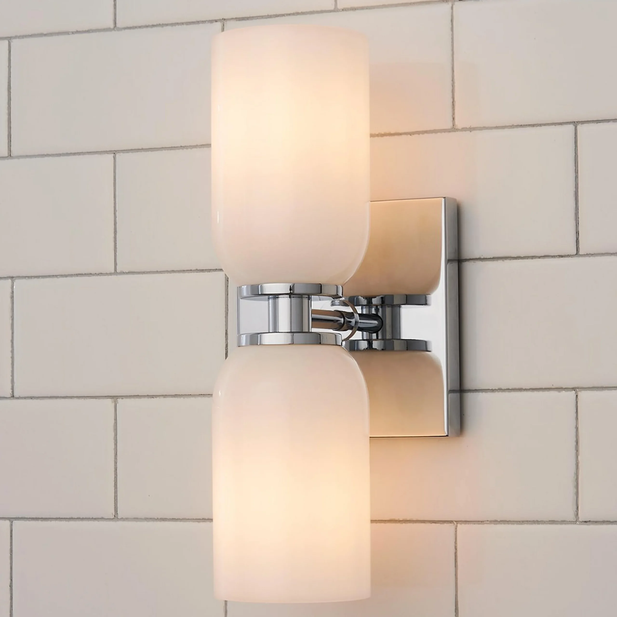 Devon Bath Sconce - 2 Light - Glass