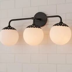 Dewdrop Globe Vanity Light - 3 light