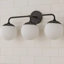 Dewdrop Globe Vanity Light - 3 light
