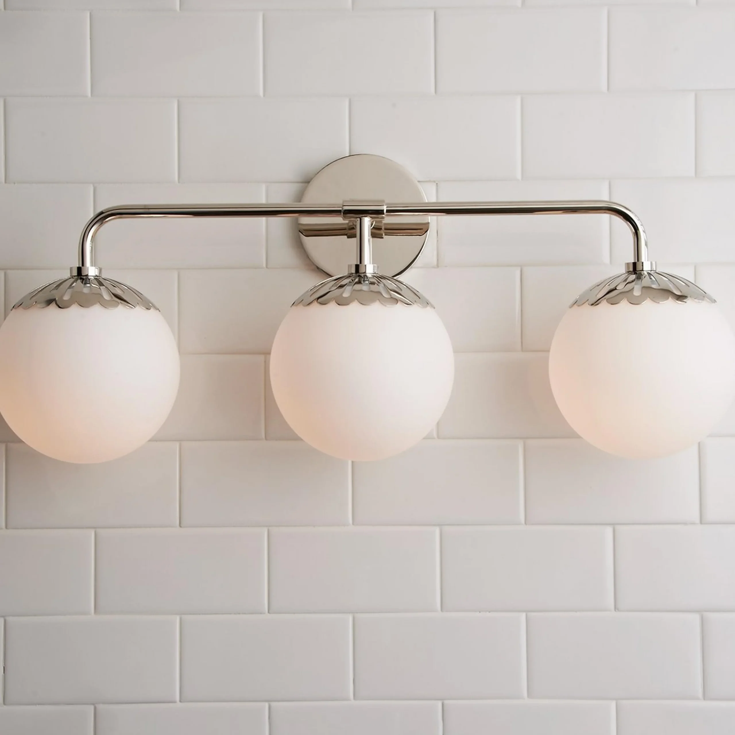 Dewdrop Globe Vanity Light - 3 light