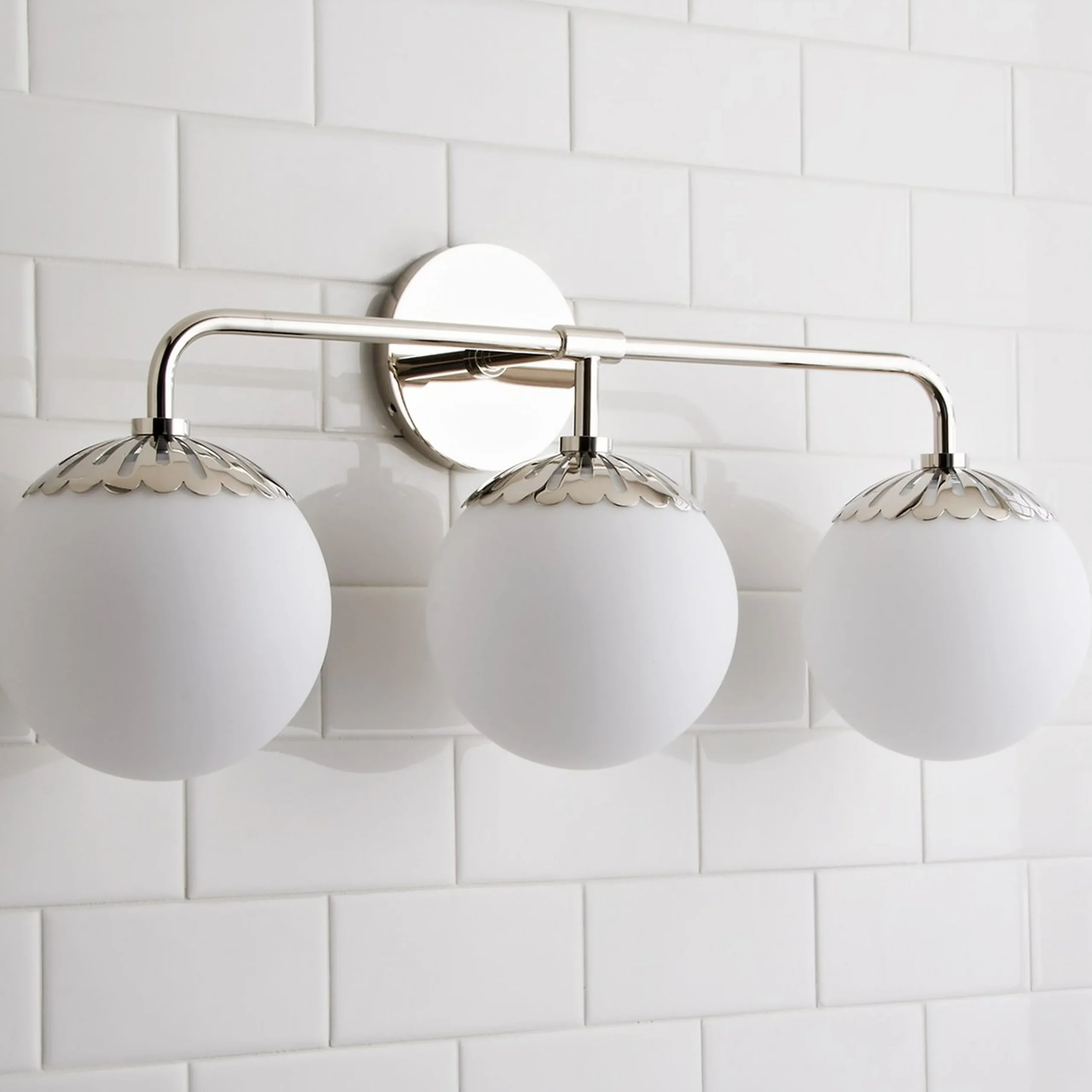 Dewdrop Globe Vanity Light - 3 light