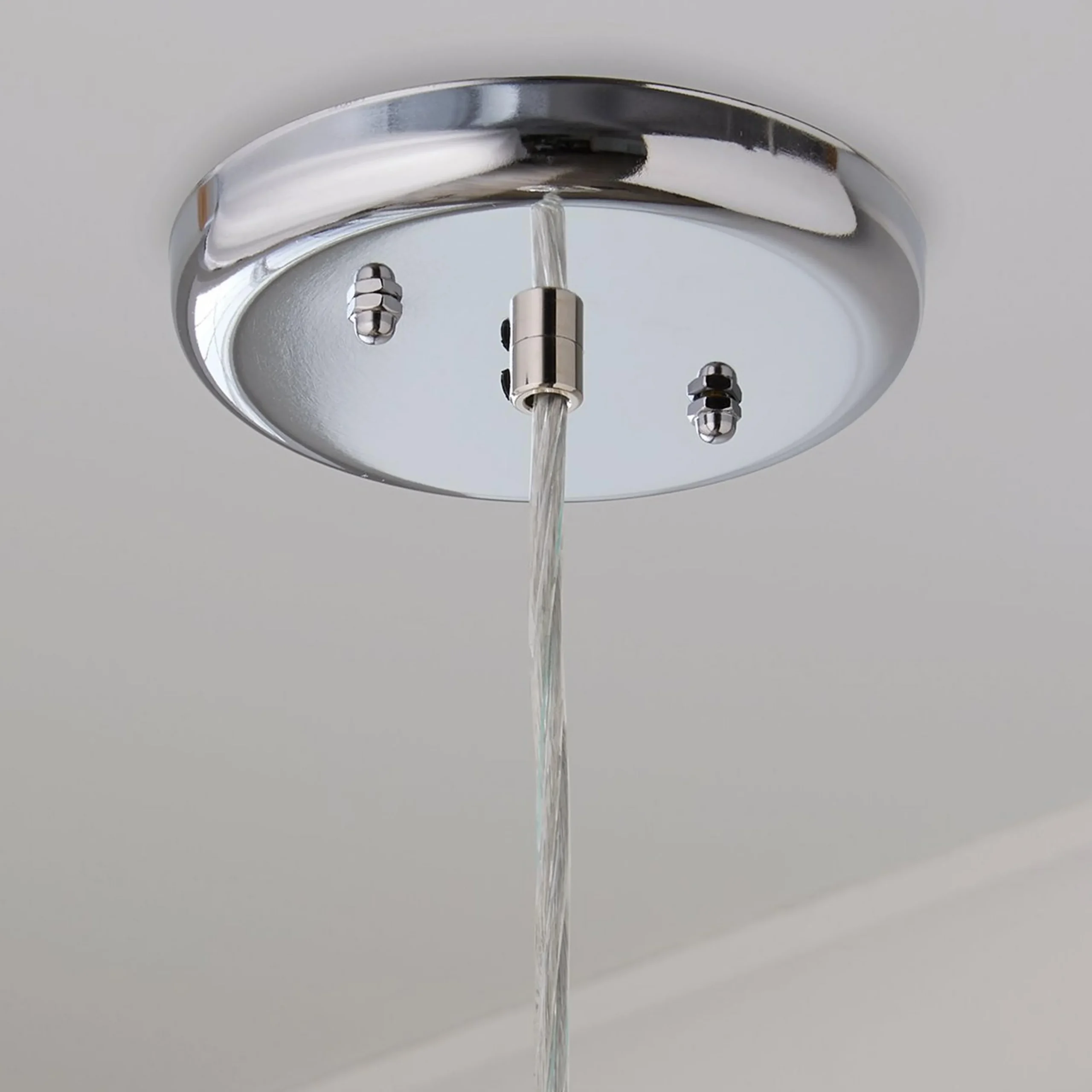 Dimple Cylinder Glass Pendant