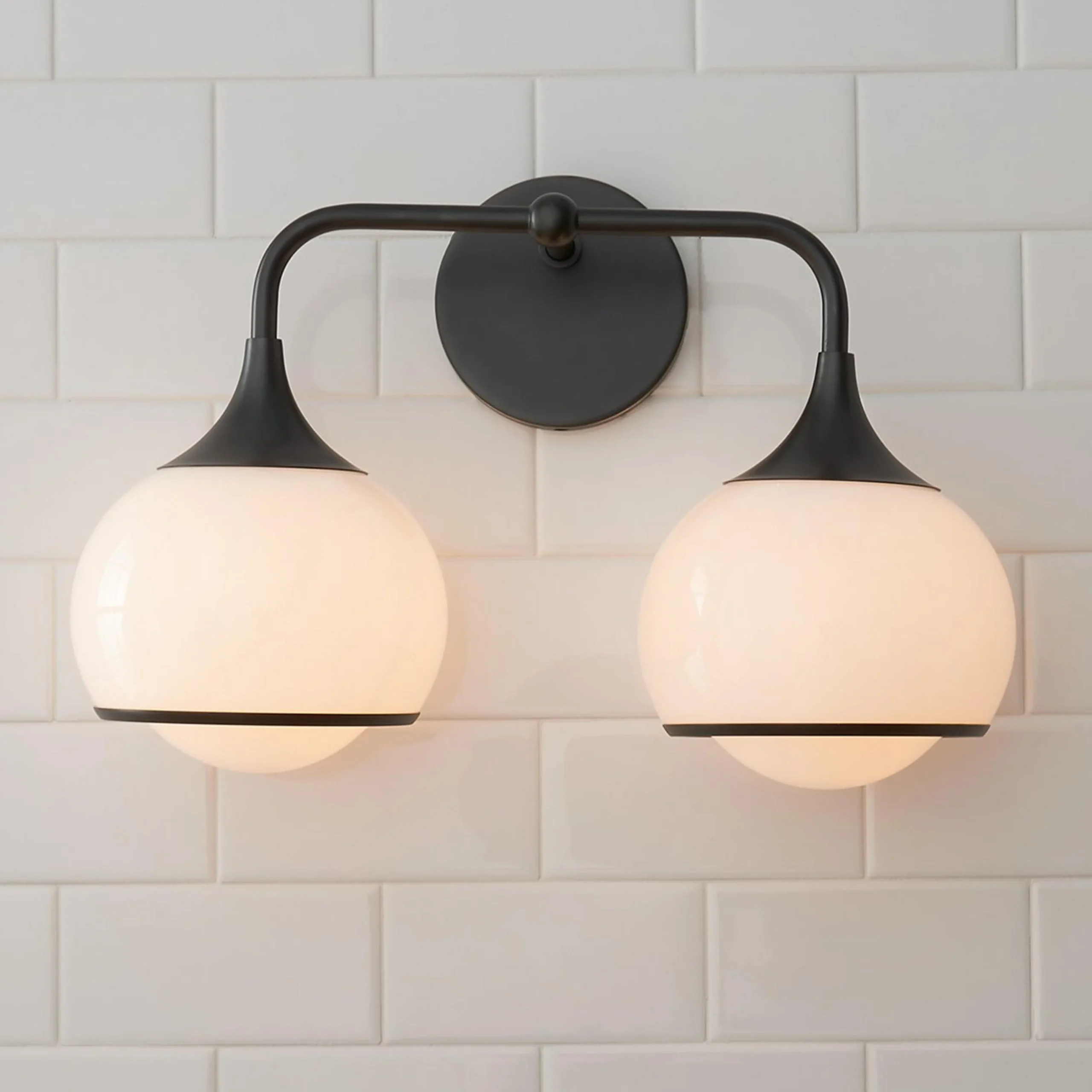 Diner Drop Vanity Light - 2 Light