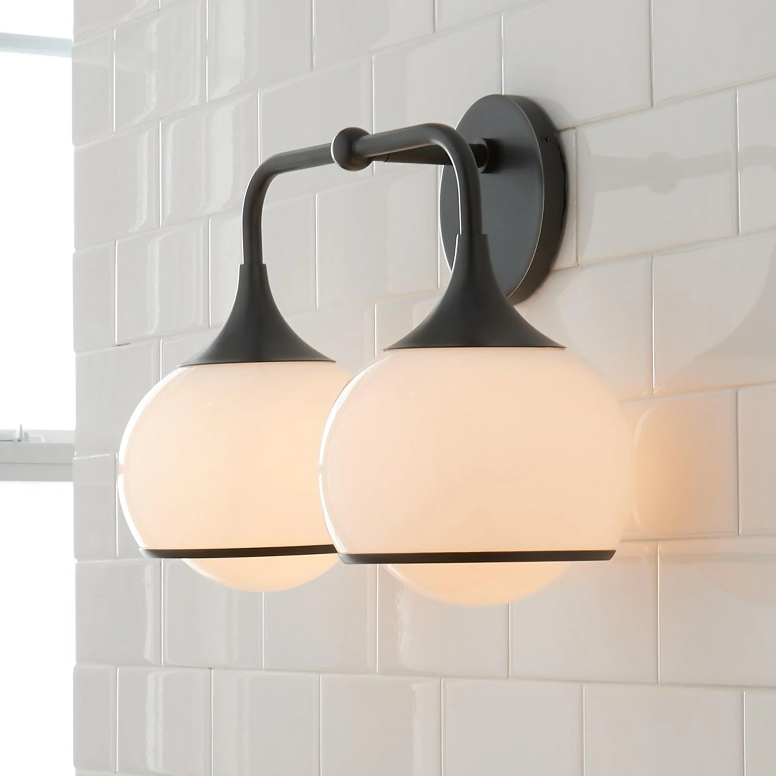 Diner Drop Vanity Light - 2 Light