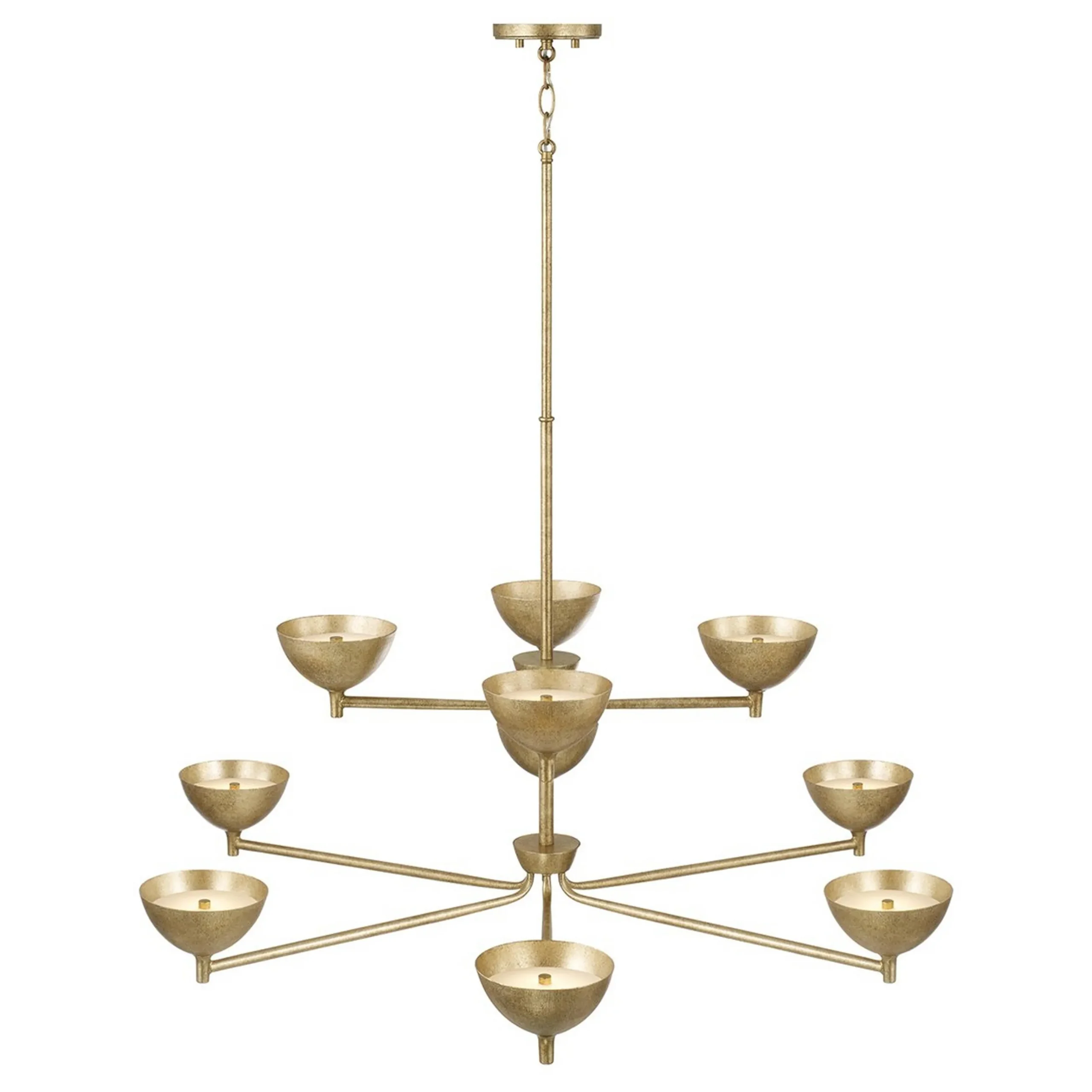 Dipti LED Two-Tier Chandelier