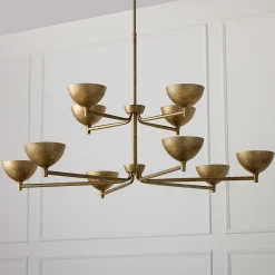 Dipti LED Two-Tier Chandelier