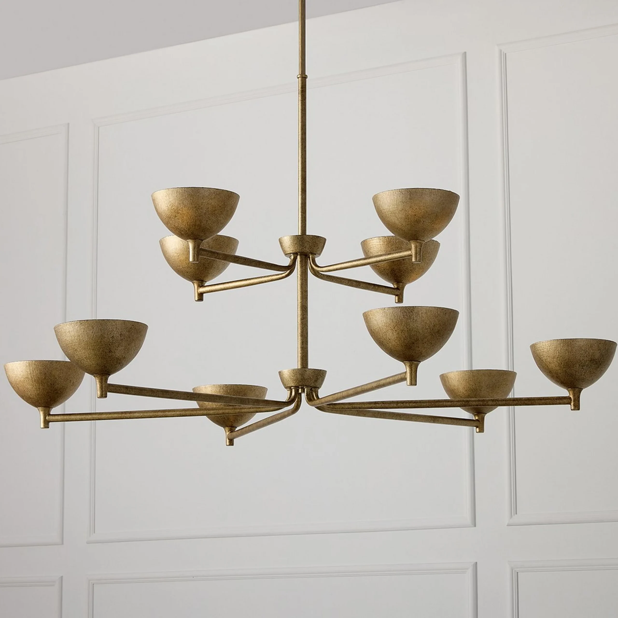 Dipti LED Two-Tier Chandelier