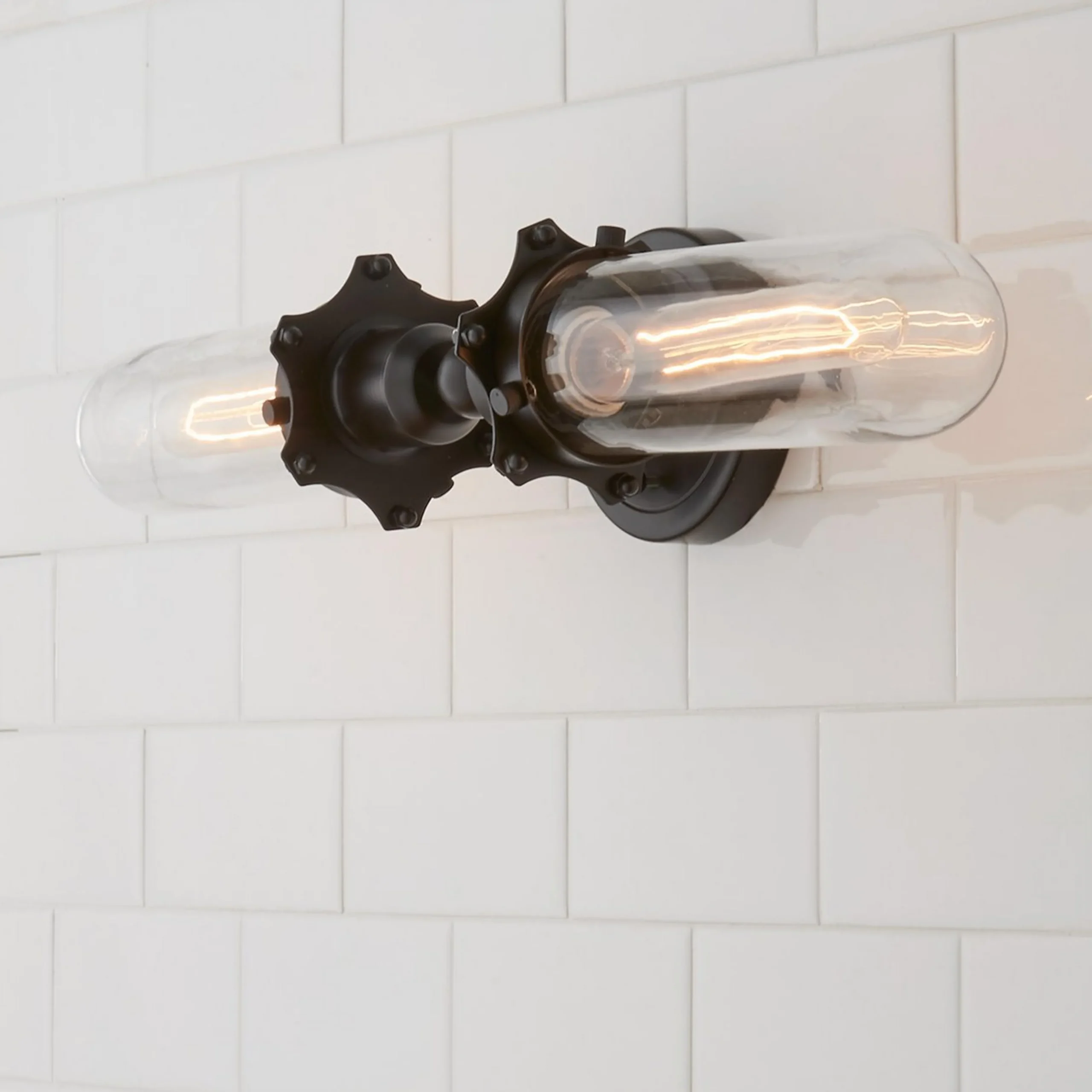 Double Bullet Sconce - Large