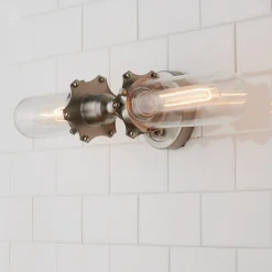 Double Bullet Sconce - Large