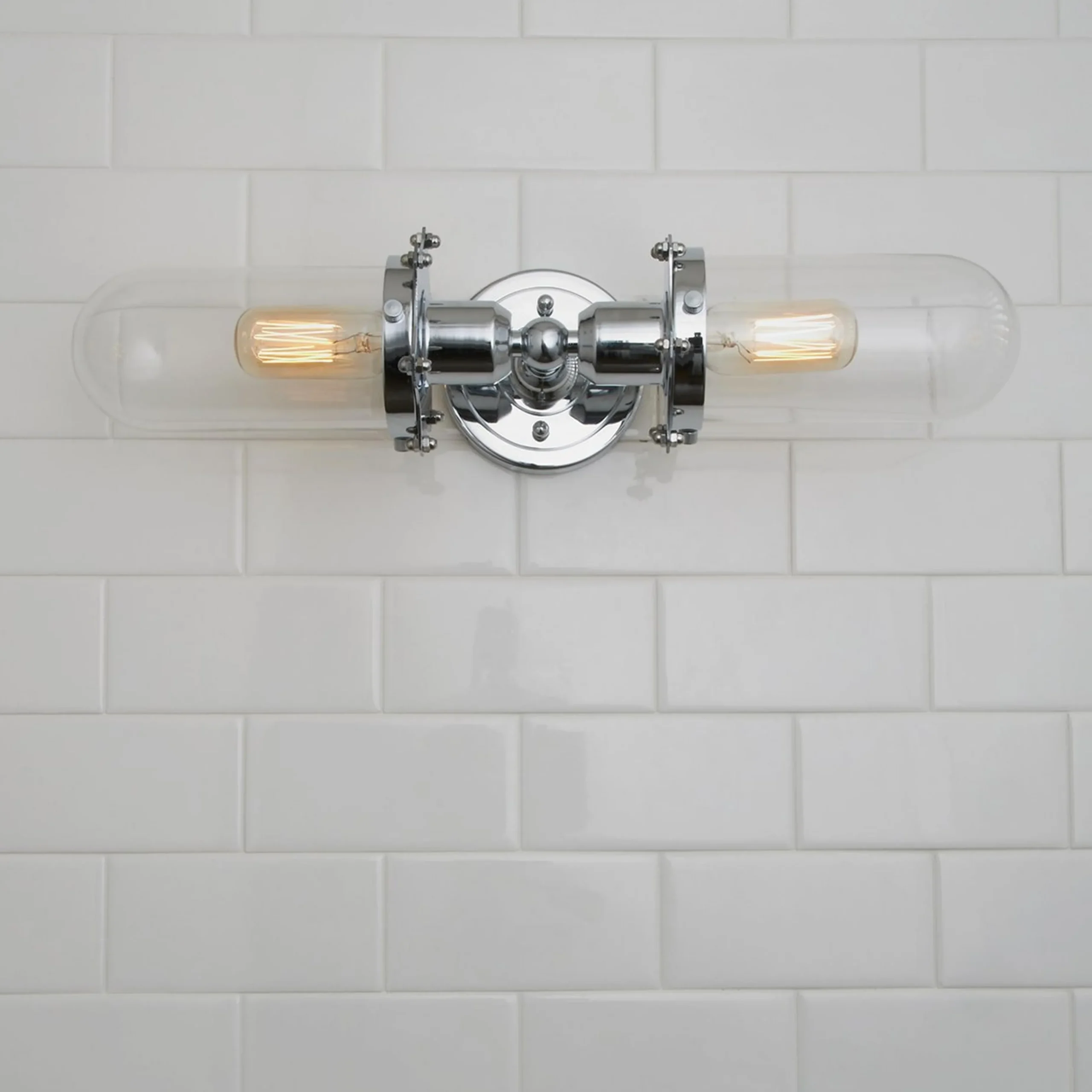 Double Bullet Sconce - Small