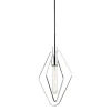 Double Frame Diamond Pendant
