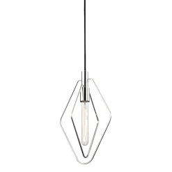 Double Frame Diamond Pendant