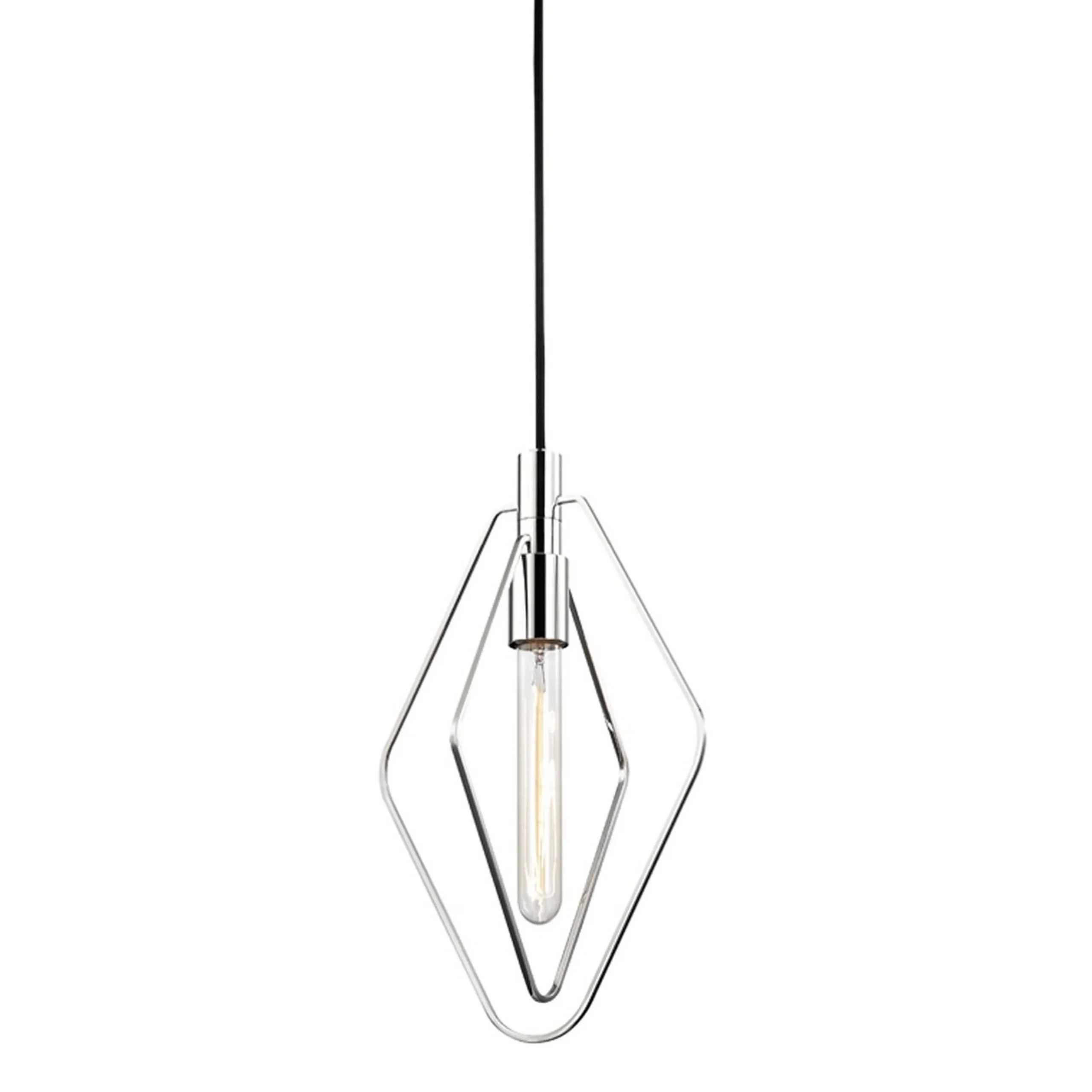 Double Frame Diamond Pendant