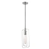 Double Frame Rectangular Pendant