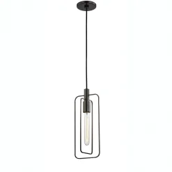 Double Frame Rectangular Pendant