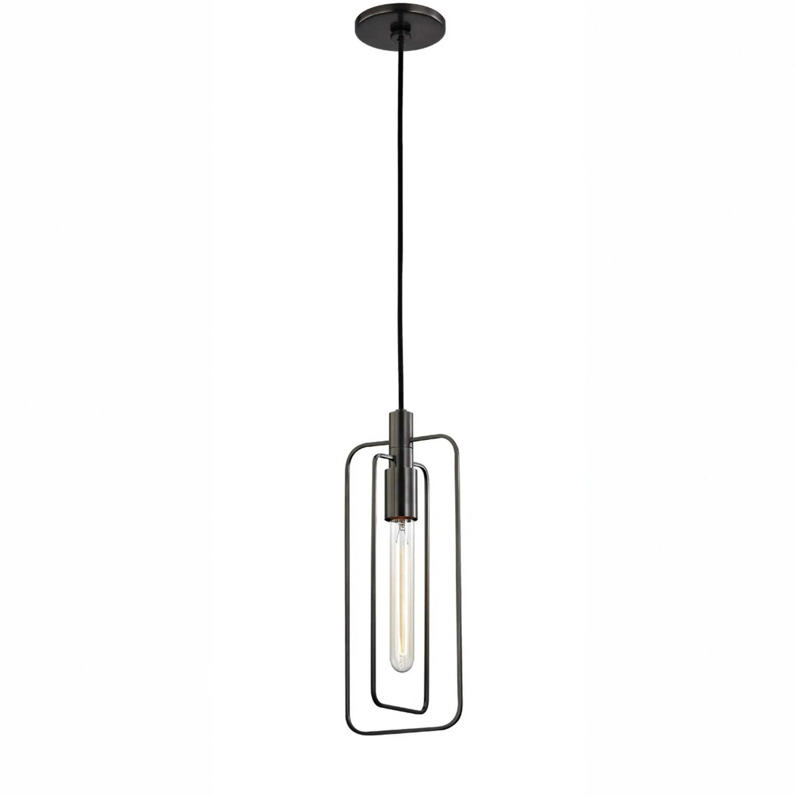 Double Frame Rectangular Pendant