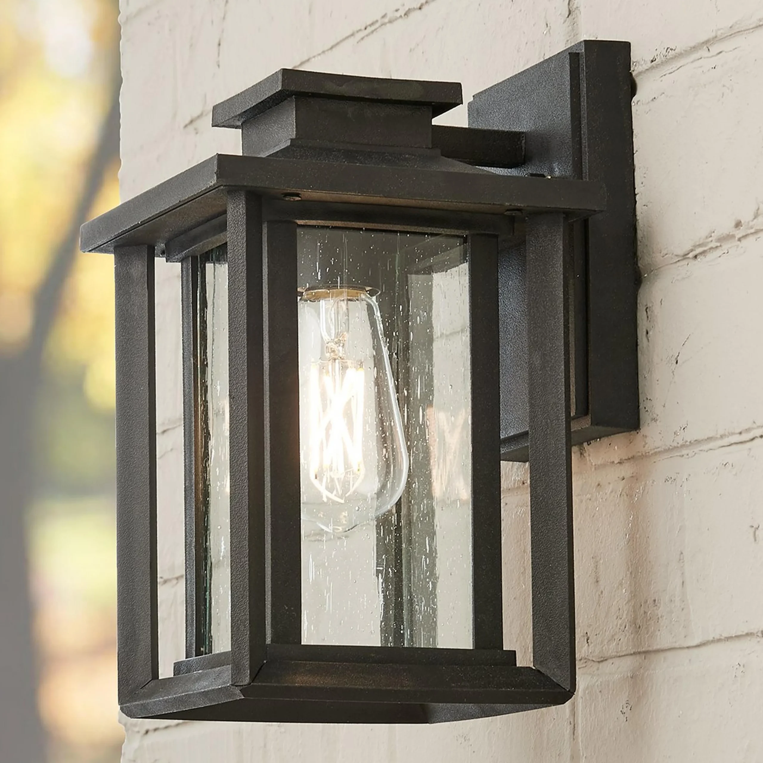 Double Framed Outdoor Sconce - Small