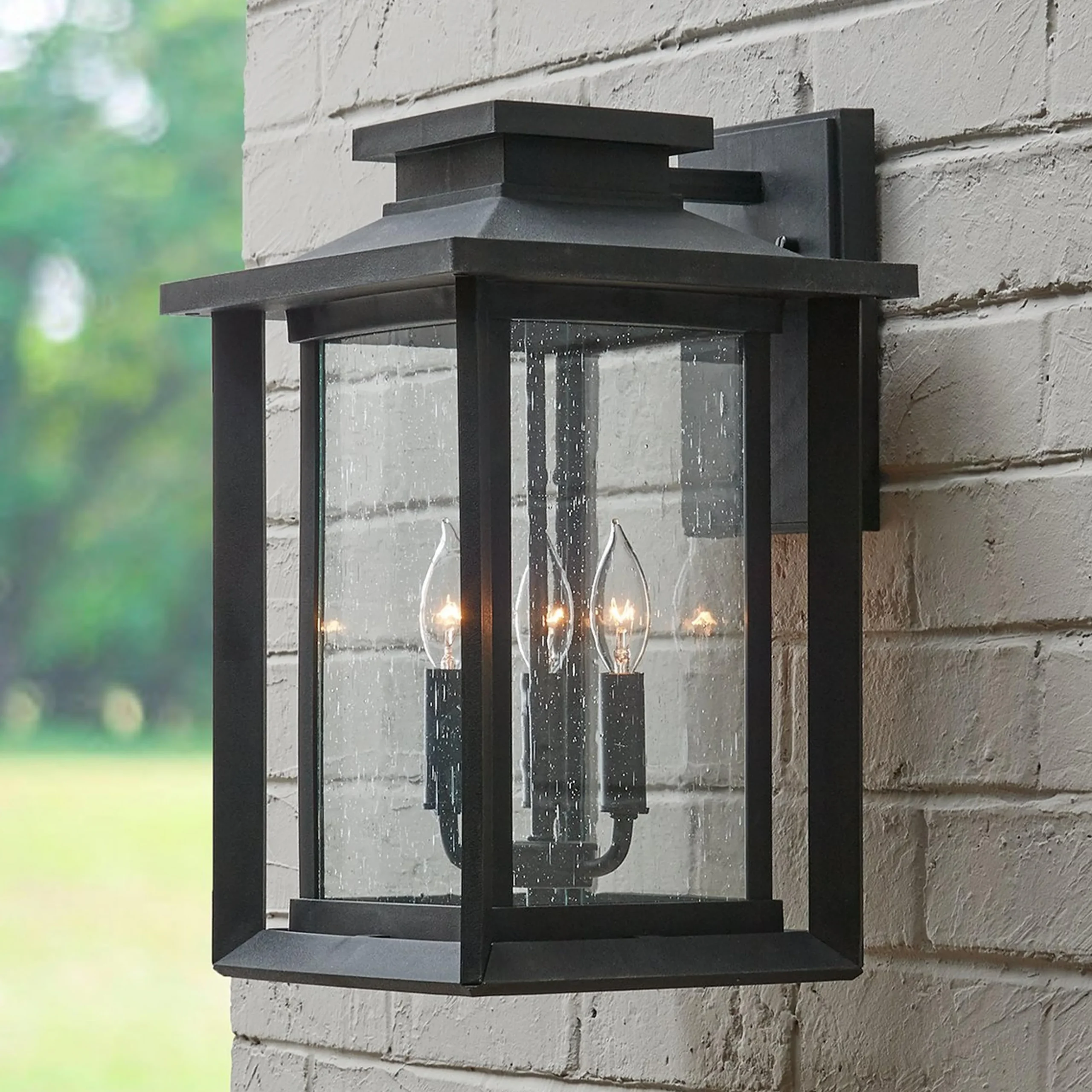 Double Framed Outdoor Sconce - Large