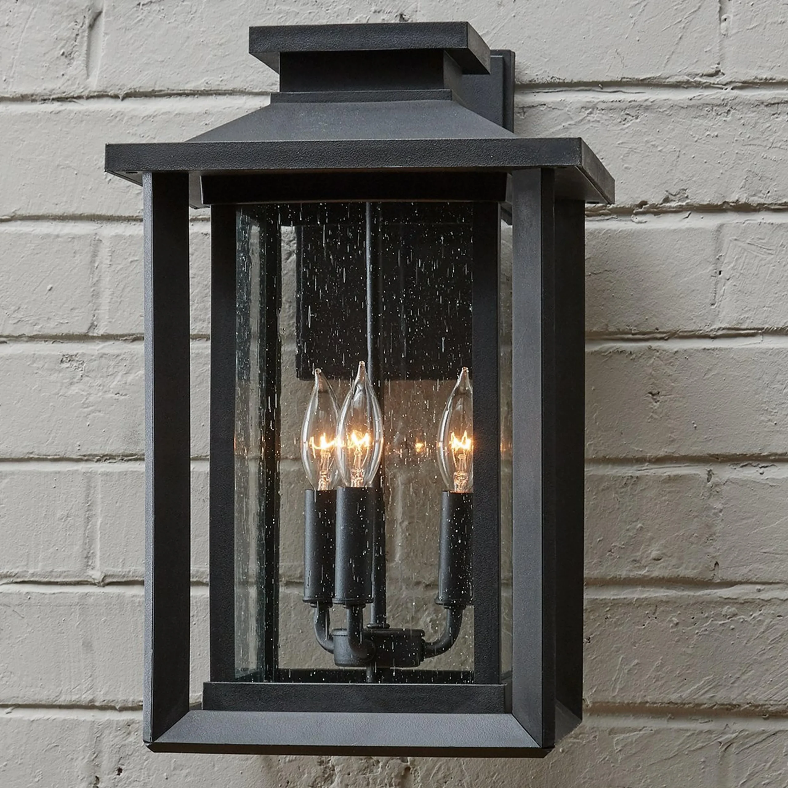 Double Framed Outdoor Sconce - Large