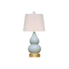 Double Gourd Lamp - Gold Leaf Base