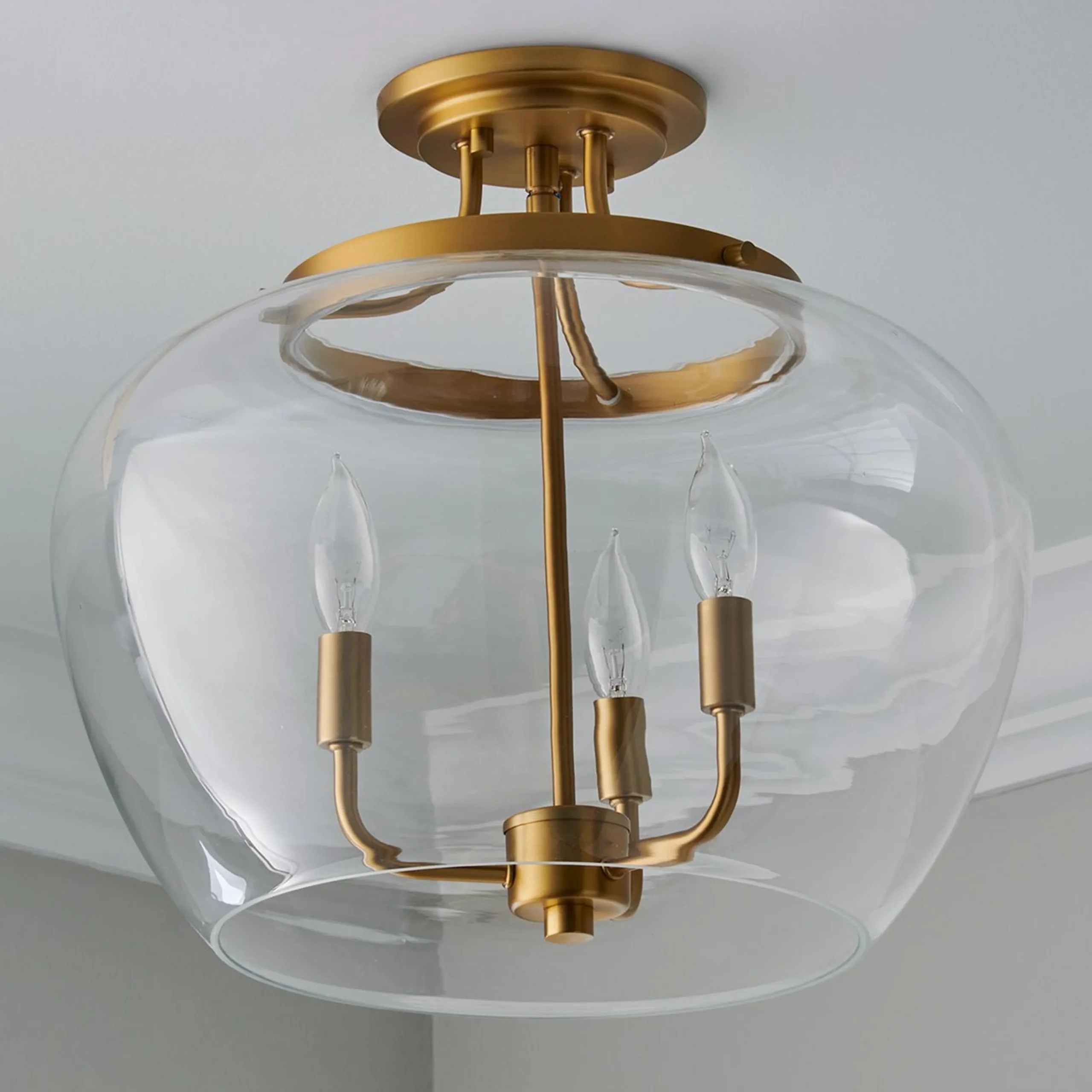 Dovenby Semi-Flush Ceiling Light - Large