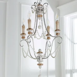 Draped Boho Glam Chandelier - 4 Light