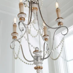 Draped Boho Glam Chandelier - 4 Light