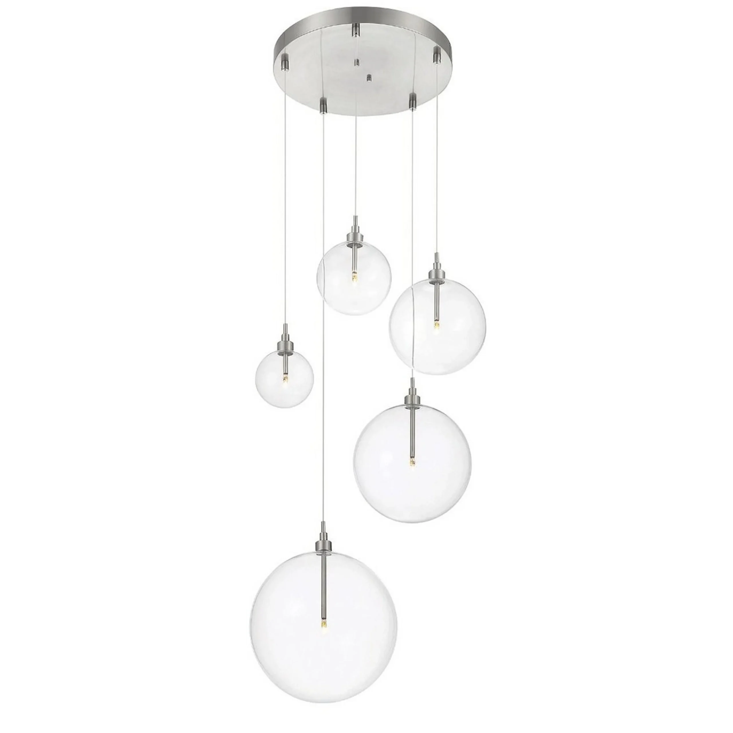 Dream Bubble Hand-Blown Globe Chandelier - Cluster